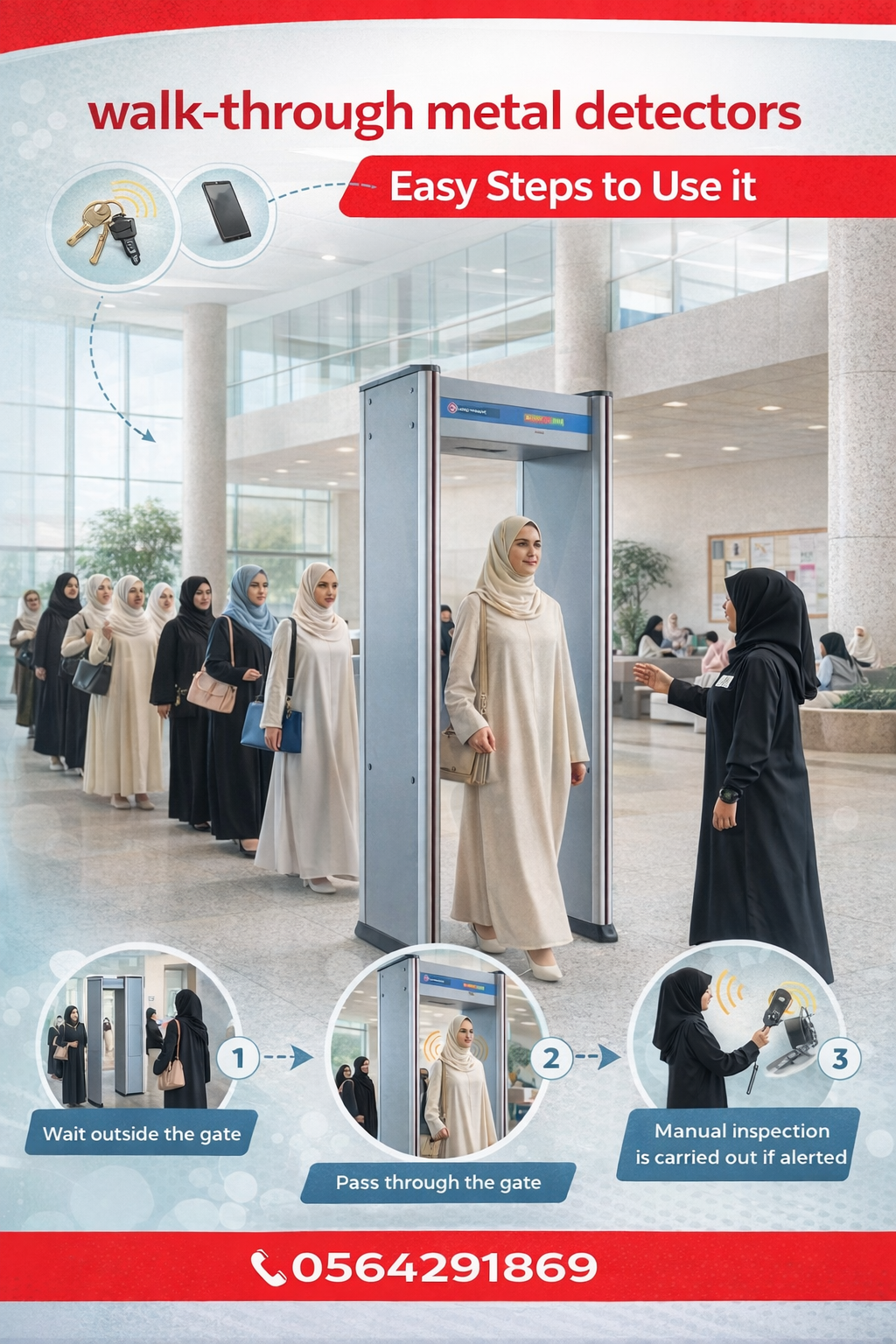 بوابات كشف المعادن للفاعليات