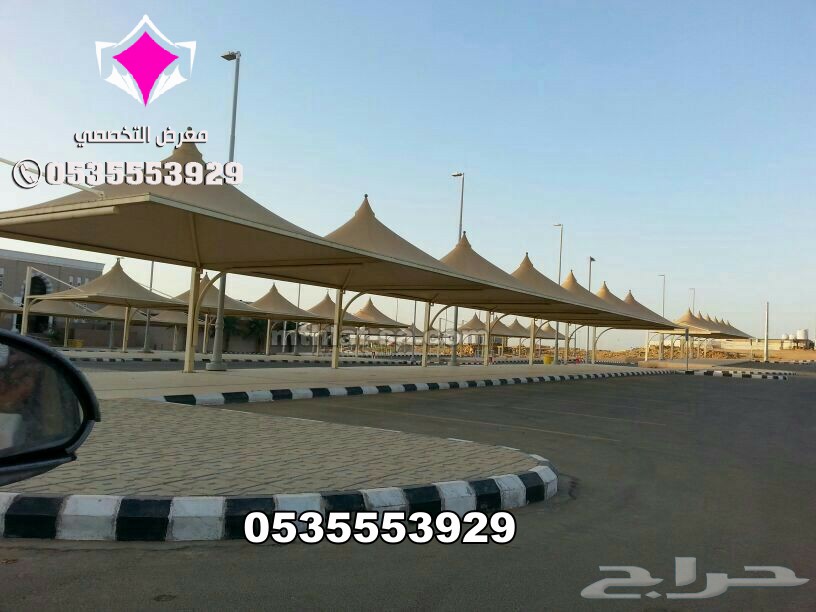 وتوريد وتركيب كافة الاعمال المعدنيه والمظلات وتغطيتها بالقماش pvc او بالصاج المعرج مع العازل ساندوتش بانل وكافة انواع الهناجر 0500559613